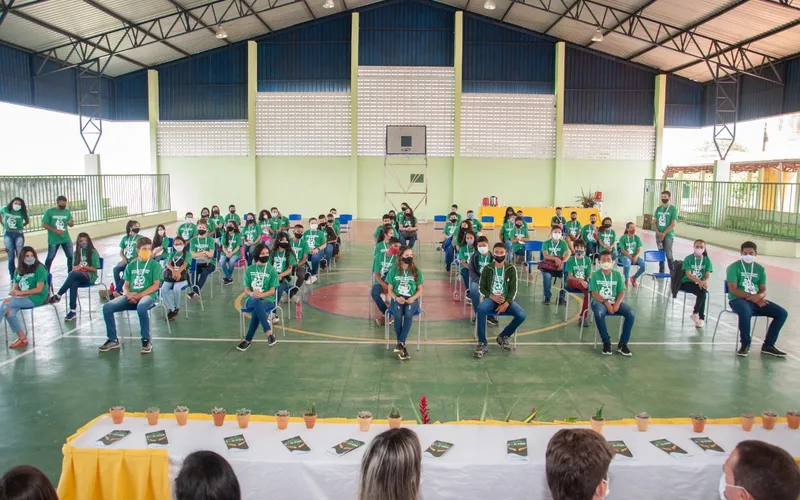 Conagreste participa de aula inaugural de capacitação de agente ambiental para estudantes da rede municipal de Limoeiro de Anadia
